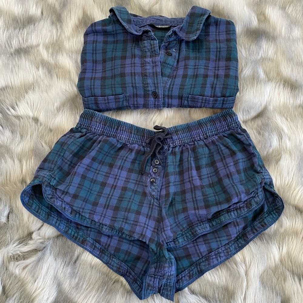 Topshop PJ Set US 2 100% Cotton